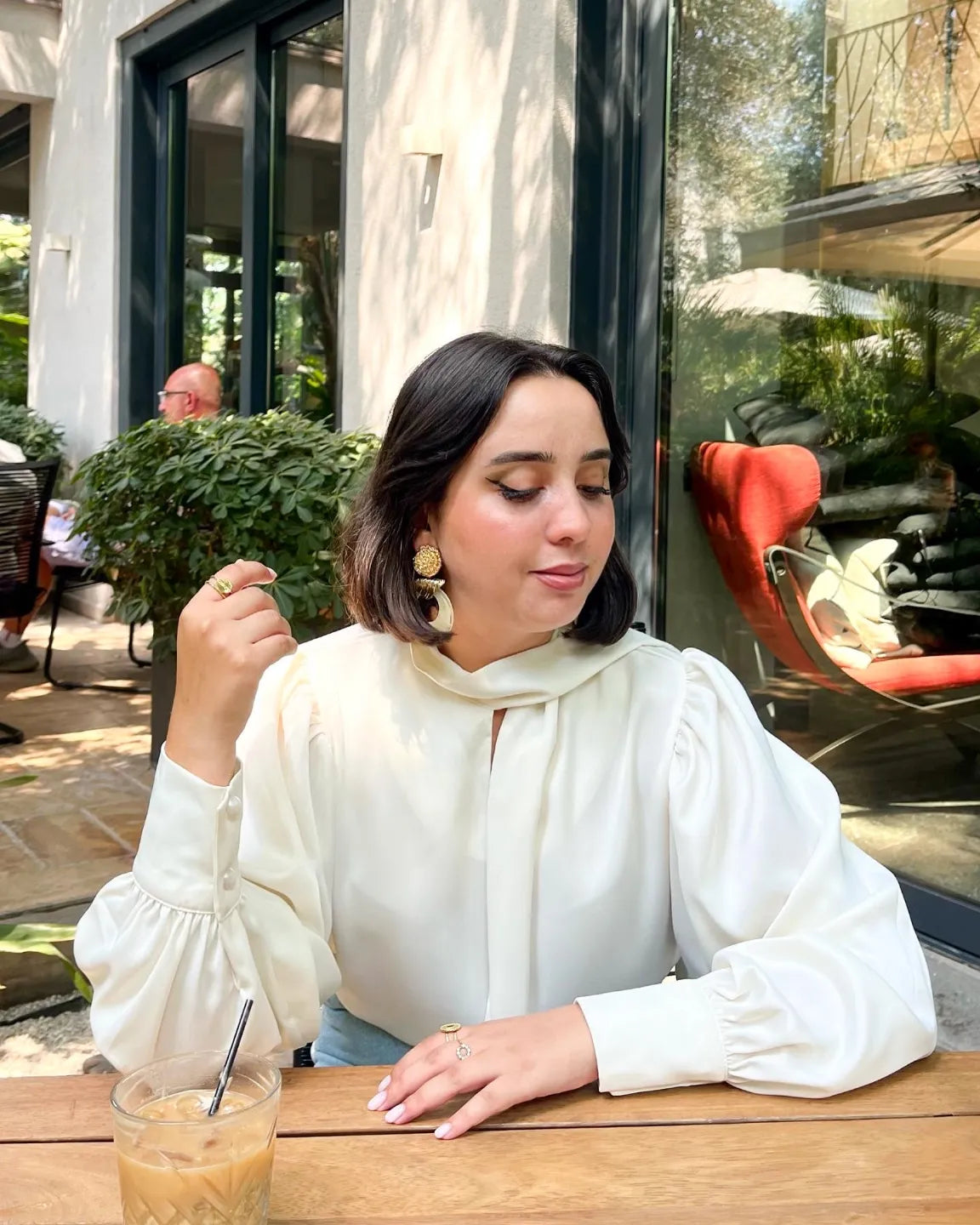 Satin blouse