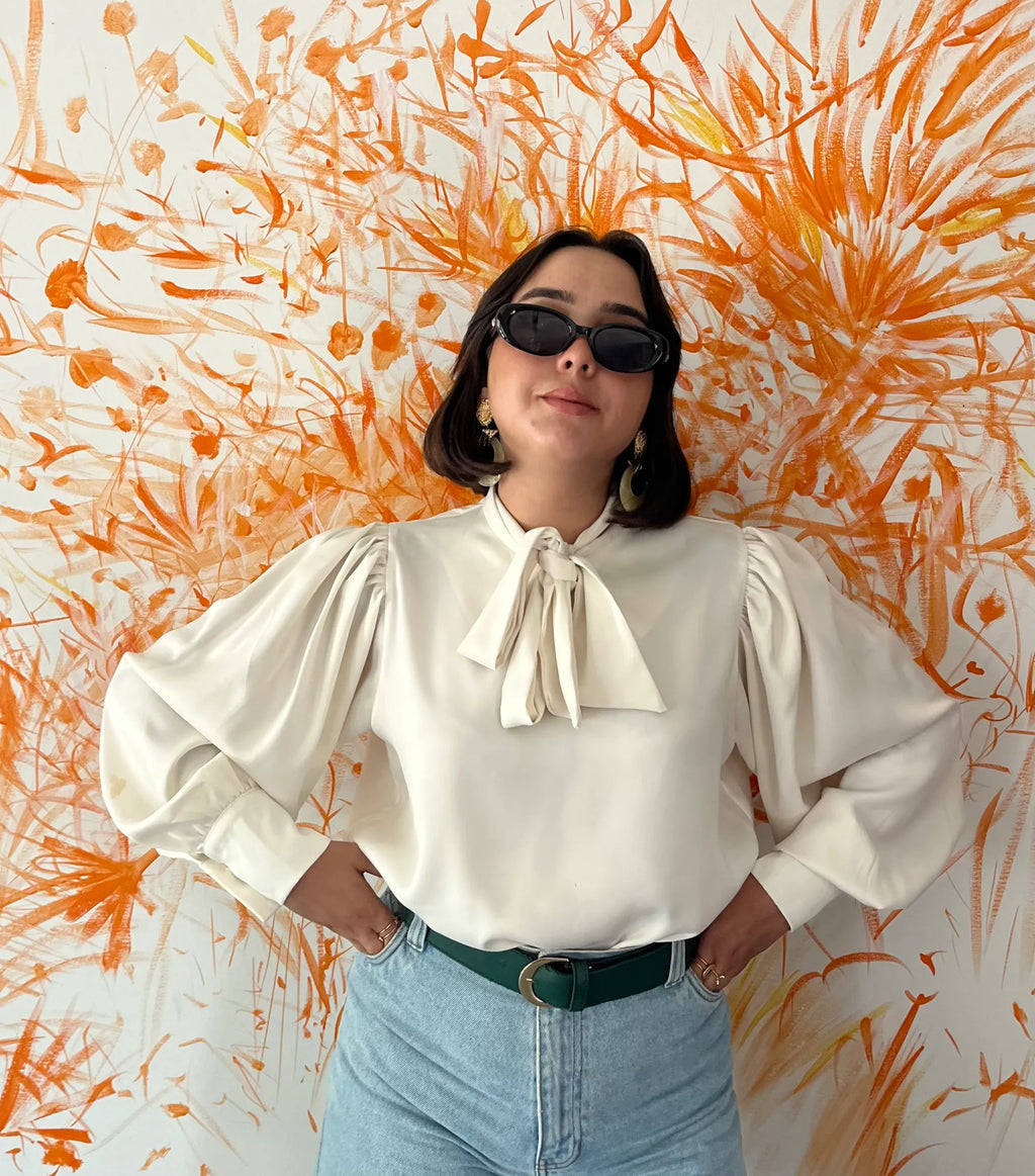 Satin blouse