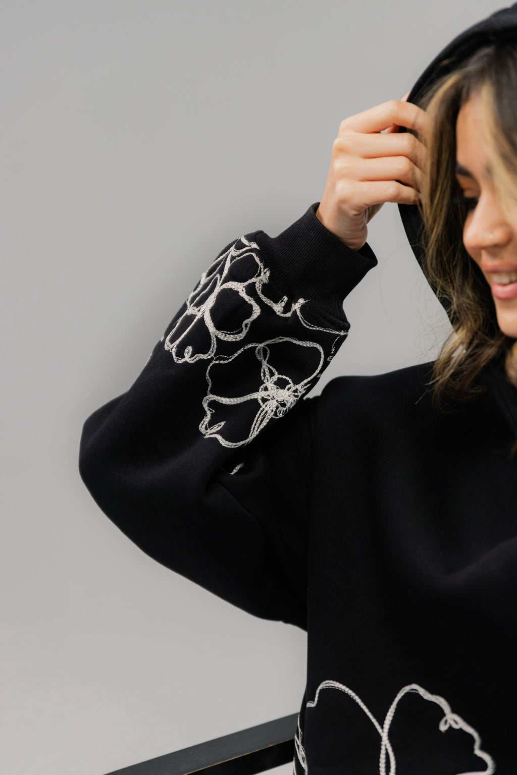 Midnight Bloom Hoodie